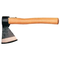 Scure Manicata Tipo Piemonte,in Acciaio Forgiato,lame Temperate, Gr.400 Accetta Piccozza - Salone