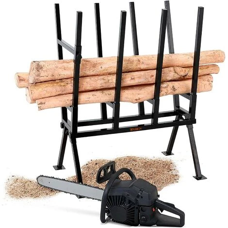 Cavalletto Supporto Per Legna Per Motosega Taglio Taglialegna Pieghevole 2 Cavalletto Supporto Per Legna Per Motosega Taglio Taglialegna Pieghevole - immagine 2