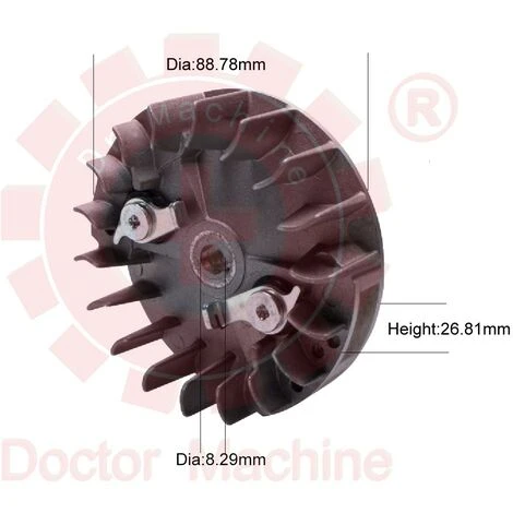 Volano Completo Per Motosega 25cc 2500 2 Volano Completo Per Motosega 25cc 2500 - immagine 2