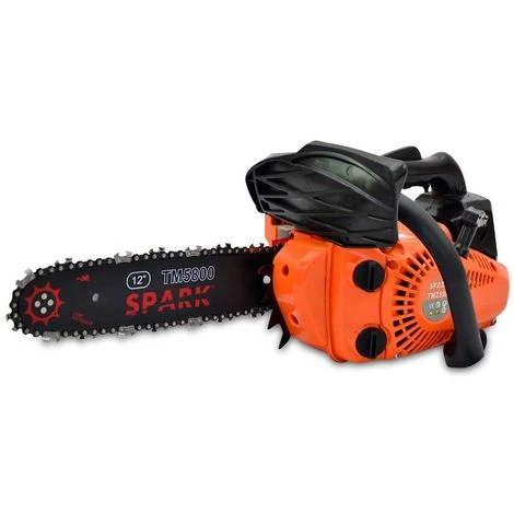 Spark - Motosega Da Potatura A Benzina 25cc, Lama 30cm/12", 44 Collegamenti A Catena, Easy Start, 880W 1,3CV Di Potenza, Sistema Antivibrazioni, 2 Catene, Borsa Per Il Trasporto 2 Spark - Motosega Da Potatura A Benzina 25cc, Lama 30cm/12", 44 Collegamenti A Catena, Easy Start, 880W 1,3CV Di Potenza, Sistema Antivibrazioni, 2 Catene, Borsa Per Il Trasporto - immagine 2