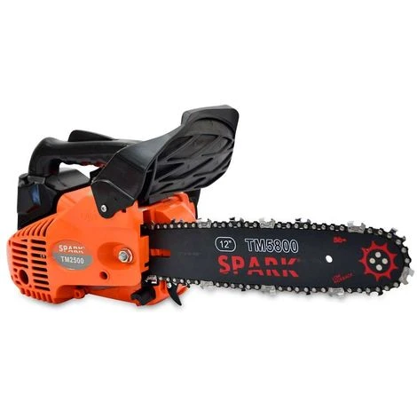 Spark - Motosega Da Potatura A Benzina 25cc, Lama 30cm/12", 44 Collegamenti A Catena, Easy Start, 880W 1,3CV Di Potenza, Sistema Antivibrazioni, 2 Catene, Borsa Per Il Trasporto 3 Spark - Motosega Da Potatura A Benzina 25cc, Lama 30cm/12", 44 Collegamenti A Catena, Easy Start, 880W 1,3CV Di Potenza, Sistema Antivibrazioni, 2 Catene, Borsa Per Il Trasporto - immagine 3