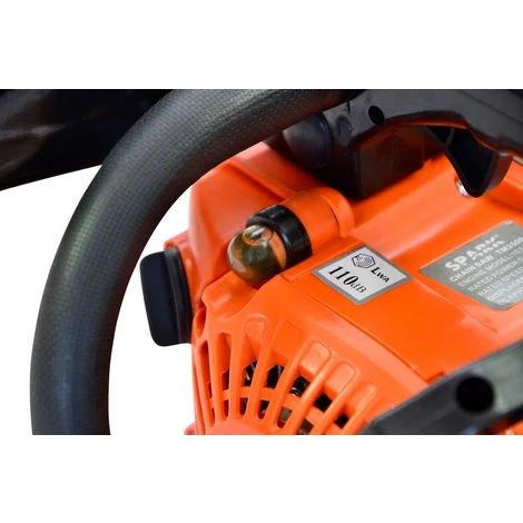 Spark - Motosega Da Potatura A Benzina 25cc, Lama 30cm/12", 44 Collegamenti A Catena, Easy Start, 880W 1,3CV Di Potenza, Sistema Antivibrazioni, 2 Catene, Borsa Per Il Trasporto 4 Spark - Motosega Da Potatura A Benzina 25cc, Lama 30cm/12", 44 Collegamenti A Catena, Easy Start, 880W 1,3CV Di Potenza, Sistema Antivibrazioni, 2 Catene, Borsa Per Il Trasporto - immagine 4