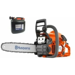 Motosega Husqvarna 135 Mark II Con Motore A Scoppio 38cc Barra Oregon Da 36cm