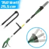 Potatore Elettrico Telescopico Motosega 750W Estensibile Sega A Catena Lama 25cm
