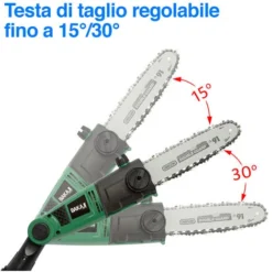 Potatore Elettrico Telescopico Motosega 750W Estensibile Sega A Catena Lama 25cm 8 Potatore Elettrico Telescopico Motosega 750W Estensibile Sega A Catena Lama 25cm -Husqvarni Negozio 17254637 4