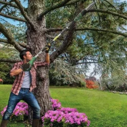 Potatore Elettrico Telescopico Motosega 750W Estensibile Sega A Catena Lama 25cm 9 Potatore Elettrico Telescopico Motosega 750W Estensibile Sega A Catena Lama 25cm -Husqvarni Negozio 17254637 5