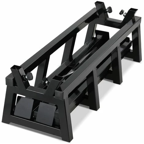 Gardebruk Cavaletto Per Tagliare Legna 77x50x105cm 400 Kg Capacità Di Carico Con Staffa Di Bloccaggio Acciaio Regolabile In Altezza Tagliare Legna Tagliare Tronchi 3 Gardebruk Cavaletto Per Tagliare Legna 77x50x105cm 400 Kg Capacità Di Carico Con Staffa Di Bloccaggio Acciaio Regolabile In Altezza Tagliare Legna Tagliare Tronchi - immagine 3