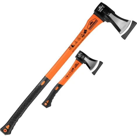 Deuba Ascia Spaccalegna Ed Accetta Set Manico Ergonomico Spaccare Legno Spacca Legna Accetta Spacco 2 Deuba Ascia Spaccalegna Ed Accetta Set Manico Ergonomico Spaccare Legno Spacca Legna Accetta Spacco - immagine 2