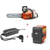 MOTOSEGA ELETTRICA HUSQVARNA 120I CON BATTERIA E CARICABATTERIE