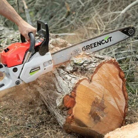 Motosega Motore A Benzina 2 Tempi 68cc 3,9cv, Spada Da 22, Numero Di Denti 86, Manubrio Ergonomico - Greencut GS680X 4 Motosega Motore A Benzina 2 Tempi 68cc 3,9cv, Spada Da 22, Numero Di Denti 86, Manubrio Ergonomico - Greencut GS680X - immagine 4