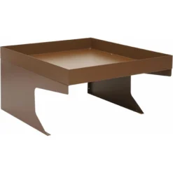 Garage Riparo Per Robot Tosaerba Con Fioriera HWC-G60 Acciaio Zincato Marrone