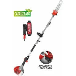 Svettatoio A Scoppio Montana 33 Catalizzato Potatore Tagliarami Motosega Allungabile