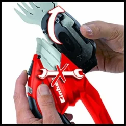 Einhell GE-CG 12 Li WT Forbici / Tagliasiepe A Batteria (12V 1,5 Ah, Ricarica 3-5 H, Lama Erba 100 Mm, Tagliasiepi 190 Mm, Passo Denti 8 Mm) -Husqvarni Negozio 33321113 3