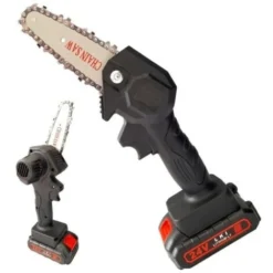 Trade Shop - Mini Elettrosega A Batteria 24v Motosega Elettrica Tagliarami 4'' Ea-98819
