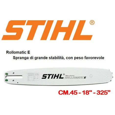 Barra Motosega Spranga Stihl Originale 45 Cm 18" 325" (30050084717) Rollomatic E 1 Barra Motosega Spranga Stihl Originale 45 Cm 18" 325" (30050084717) Rollomatic E
