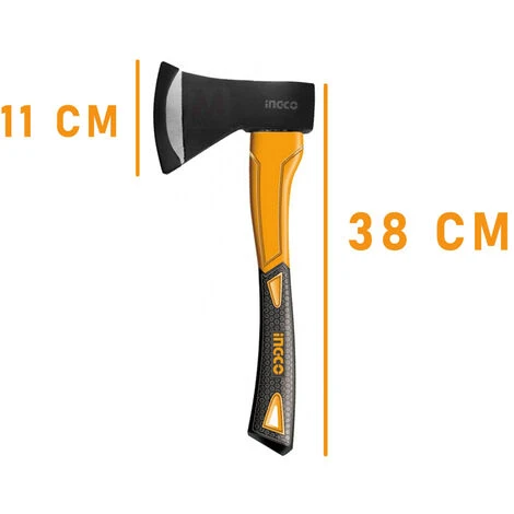 Ascia Da Taglio Accetta 600 Gr Spacca Legna - Ingco HAX0206008 2 Ascia Da Taglio Accetta 600 Gr Spacca Legna - Ingco HAX0206008 - immagine 2