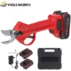 Forbice Elettrica Da Potatura A Batteria Con 2 Batterie Forbice Elettrica Per Giardino (rosso)