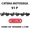 CATENA OREGON PER MOTOSEGA 91 P Passo 3/8 SPESSORE 1,3mm - 40 Maglie