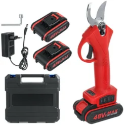 Potatore Elettrico A Batteria 48VF 21V 500W 30mm (con 2 Batterie)