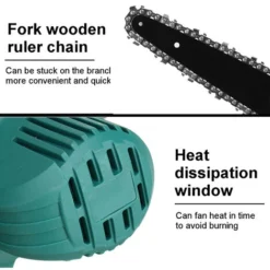 6 Pollici Motosega Elettrica Con 2 Batterie 3000W 88VF -Husqvarni Negozio 40919321 4