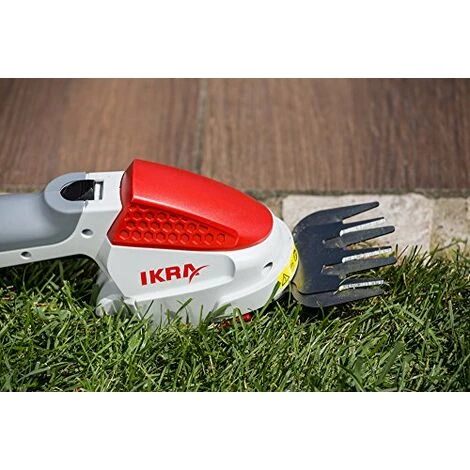 IKRA Cesoie Per Erba E Arbusti A Batteria 2in1 IGBS 1054 LI 7,2V, Durata Max. 175 Min, Incl. Batteria Caricabatterie E Borsa 3 IKRA Cesoie Per Erba E Arbusti A Batteria 2in1 IGBS 1054 LI 7,2V, Durata Max. 175 Min, Incl. Batteria Caricabatterie E Borsa - immagine 3