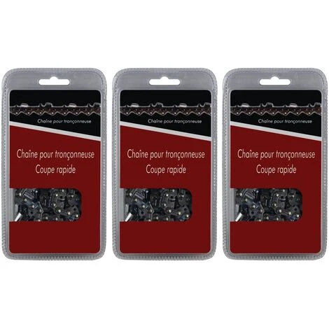 Set Di 3 Catene 50 Maglie - Compatibili Con Motoseghe STIHL MS 170, 171 E 180 1 Set Di 3 Catene 50 Maglie - Compatibili Con Motoseghe STIHL MS 170, 171 E 180
