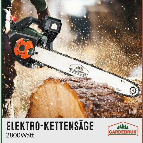 Gardebruk Motosega Elettrica 2800 Watt 40cm Lunghezza Taglio Lubrificazione Automatica Catena 3 Gardebruk Motosega Elettrica 2800 Watt 40cm Lunghezza Taglio Lubrificazione Automatica Catena - immagine 3