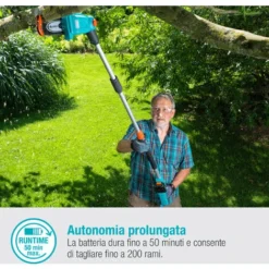 Gardena Potatore Telescopico A Batteria TCS 20/18V P4A Ready-To-Use Set -Husqvarni Negozio 42789794 3