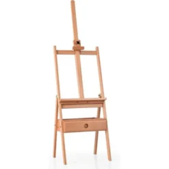 Cavalletto Per Pittura In Legno Di Pino, Cavalletto Professionale Con Altezza Regolabile, Cavalletto Per Dipingere E Disegnare, Ideale Per Bambini, Adulti E Pittori, 44 X 44 X 149,5 -193,5 Cm 8 Cavalletto Per Pittura In Legno Di Pino, Cavalletto Professionale Con Altezza Regolabile, Cavalletto Per Dipingere E Disegnare, Ideale Per Bambini, Adulti E Pittori, 44 X 44 X 149,5 -193,5 Cm -Husqvarni Negozio 47600624 4