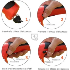 Outsunny Cesoia Sfoltirami 2 In 1 Con Batteria 3.6V Ricaricabile, Tagliaerba E Decespugliatore Senza Fili Da Giardino Con 2 Lame - Rosso -Husqvarni Negozio 48382001 5