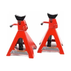 COPPIA CAVALLETTI 3 TONNELLATE FUORISTRADA AUTO ROULOTTE CAMION A CRICCHETTO SIL