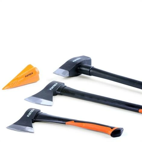 Set Di Asce - Accette - Scure 4 Pezzi + Cuneo / Granata Spaccalegna FUXTEC 3 Set Di Asce - Accette - Scure 4 Pezzi + Cuneo / Granata Spaccalegna FUXTEC - immagine 3
