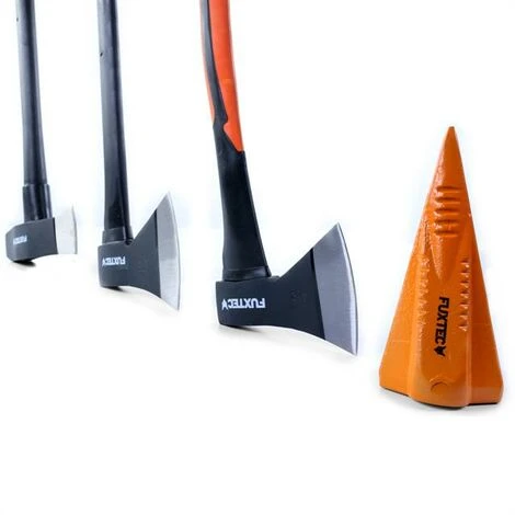 Set Di Asce - Accette - Scure 4 Pezzi + Cuneo / Granata Spaccalegna FUXTEC 4 Set Di Asce - Accette - Scure 4 Pezzi + Cuneo / Granata Spaccalegna FUXTEC - immagine 4