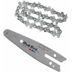 Set Barra + Catena Per Blue Bird CS 22-04 Seghetto Motosega Da Potatura - Originali