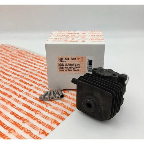 Cilindro + Pistone Originali STIHL Ø 34 Mm HS 82, HS 87, 42370201202 2 Cilindro + Pistone Originali STIHL Ø 34 Mm HS 82, HS 87, 42370201202 - immagine 2