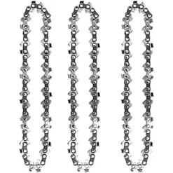 3 Catene Per Mini Motosega Elettrica Senza Fili Da 4 Pollici Per Taglio Del Legno Rami Alberi Potatura Giardinaggio Fai Da Te