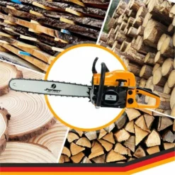 Jhonsorr Motosega A Scoppio 52cc A Benzina Lama 50 Cm Kit Professionale + Candela Catena E Borsa Per Il Trasporto In OMAGGIO -Husqvarni Negozio 54820505 4