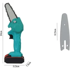 Mini Sega Elettrica A Batteria 48V Ricaricabile 4 Pollici Elettrosega Potatura -Husqvarni Negozio 58191018 5