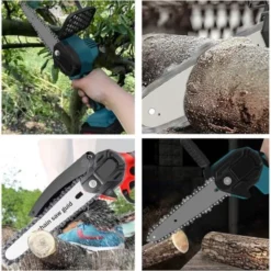 2 Pezzi Catene 6 Pollici Per Sega Mini Motosega Portatile Ricaricabile,Passo 1/4,Spessore 0.043/1.1mm,Numero Della Catena 37DL,Lunghezza Utile Di Taglio 15cm,Per La Lavorazione Del Legno Rifilatura -Husqvarni Negozio 59305660 5