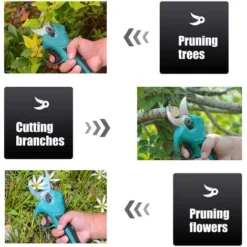 VIOLEWORKS Forbice Da Potatura Elettrica Con 2 Batterie Forbice Da Potatura A Batteria Senza Spazzole -Husqvarni Negozio 60566787 3