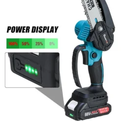 8'' Motosega Elettrica Con 2 Batterie Del Display Digitale Sega A Catena A Una Mano -Husqvarni Negozio 60638580 4