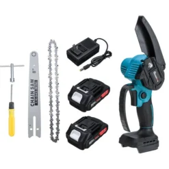 8'' Motosega Elettrica Con 2 Batterie Del Display Digitale Sega A Catena A Una Mano -Husqvarni Negozio 60638580 5