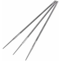 Lima Per Motosega Tonda In Acciaio Affilato A Taglio Liscio Lunga 240 Mm 3 Pezzi -5.5 Mm
