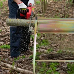 Hengda Supporto Per Tronchi In Metallo Dorato Con Supporto Per Motosega - Regolabile -Husqvarni Negozio 63857690 5