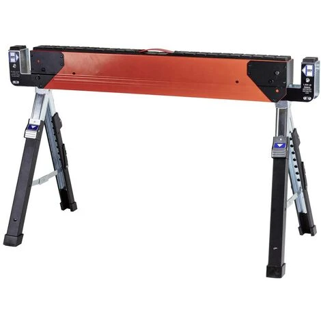 Magna Hold MH5 Acciaio Cavalletto Per Tagliare La Legna Regolabile In Altezza, Pieghevole 589 Kg 1 Pz. 1 Magna Hold MH5 Acciaio Cavalletto Per Tagliare La Legna Regolabile In Altezza, Pieghevole 589 Kg 1 Pz.