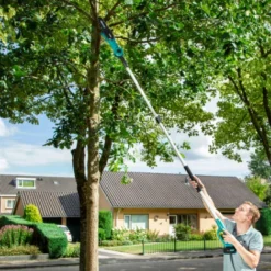 VONROC Motosega Telescopica 20V - 200 Fino A 260 Cm. Con Batteria 4.0Ah E Caricatore Rapido -Husqvarni Negozio 68961752 3