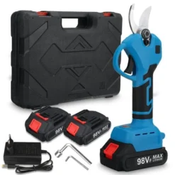 98VF Forbice Da Potatura Elettrica Con 2 Batterie Forbice Da Potatura A Batteria Forbici Da Giardino