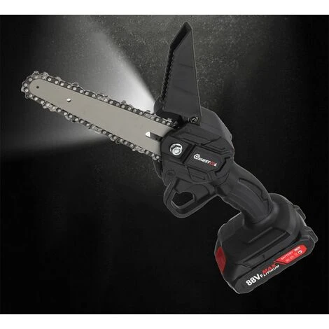 6'' Mini Motosega A Batteria Con 2 Batterie Motosega Elettrica Con Caricabatteria 3 6'' Mini Motosega A Batteria Con 2 Batterie Motosega Elettrica Con Caricabatteria - immagine 3