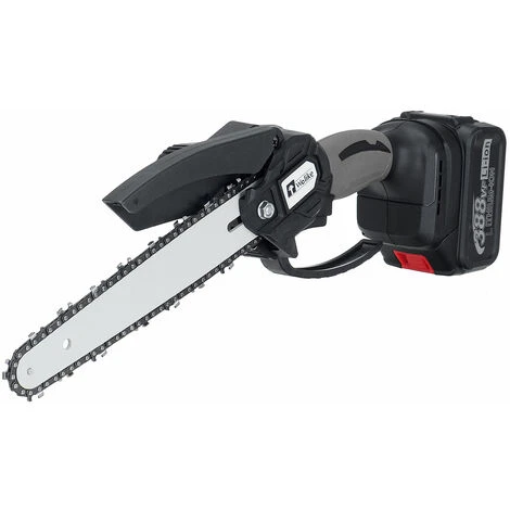 8 Pollici 3000W Motosega A Batteria Con 2 Batterie Motosega Elettrica Per Legno Nero 2 8 Pollici 3000W Motosega A Batteria Con 2 Batterie Motosega Elettrica Per Legno Nero - immagine 2