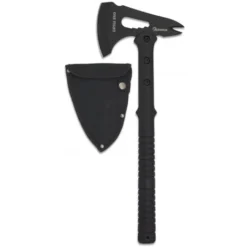 Ascia Tattica Albainox One Fight, Mango Fibra, Lama In Acciaio Inossidabile, Misura 42 Cm, Asola Per Dadi, Foro Per Tirare Fuori I Chiodi, 32144